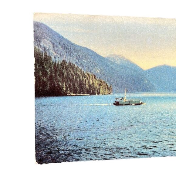 Alaska Postcard Inside Passage Selithco Paper Unposted Real Photo RPPC Vintage - Picture 2 of 7
